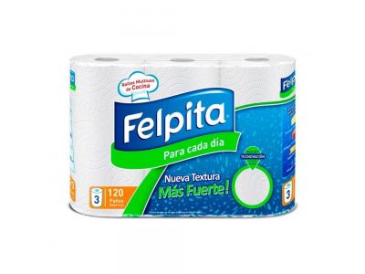 Felpita Rollos de Cocina x 3u