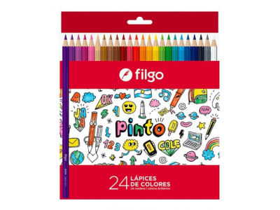 Filgo Lapices Colores Caja x 24u