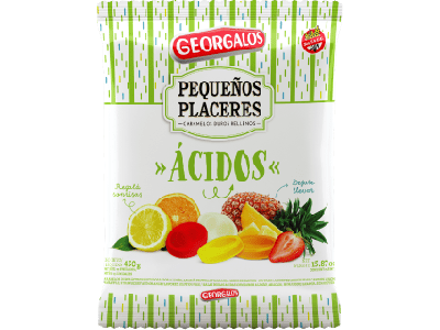 Georgalos Pequeños Placeres Caramelos Ácidos 450g