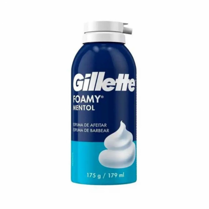 Gillete espuma de afeitar Foamy Mentol 175gr