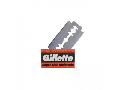 Gillette SuperThin 5 Hojas de Afeitar Roja