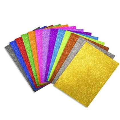 Goma Eva con Glitter