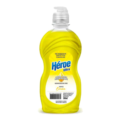 Heroe Detergente Ultra 300ml Lim&oacute;n