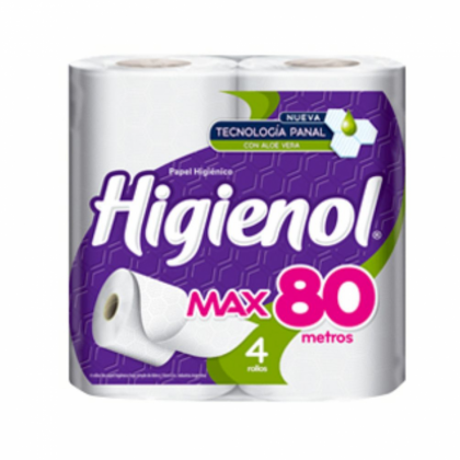 Higienol Papel Higienico Max 80m