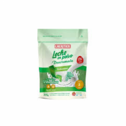 Lheritier Leche en Polvo Descremada 200gr Doy Pack