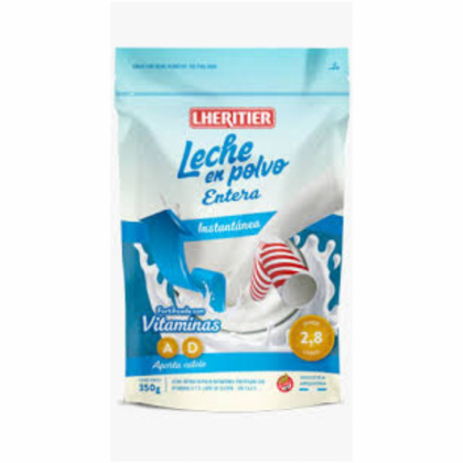 Lheritier Leche en Polvo Entera 350gr Doy Pack