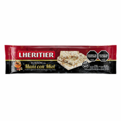 Lheritier Turron de Mani con Miel 250g