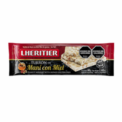 Lheritier Turron de Mani 80g