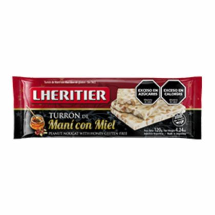 Lheritier Turron de Mani con Miel 120g