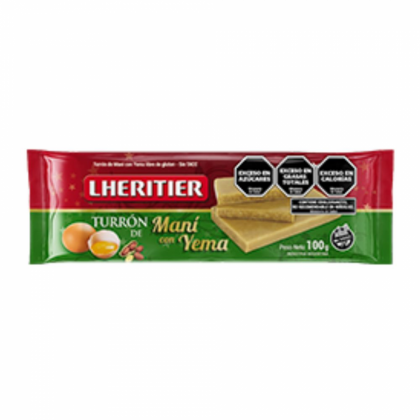 Lheritier Turron de Mani con Yema 100g