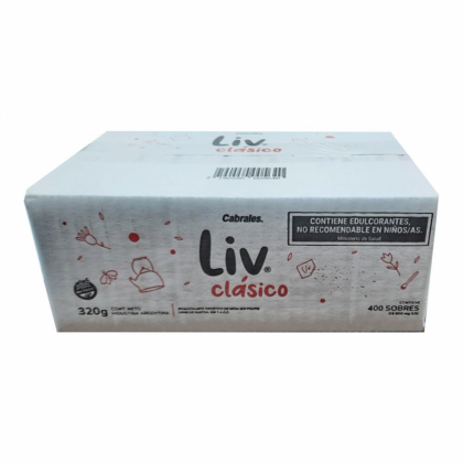 Liv Edulcorante Clasico 400 Sobres