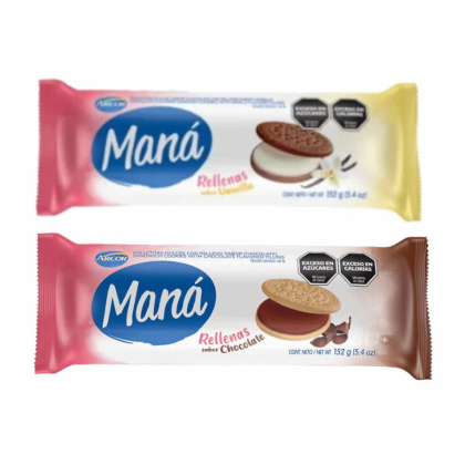 Mana Galletitas Rellenas 152g