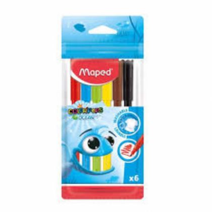 Marcadores de colores Maped x 6 unidades