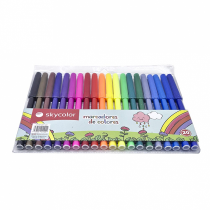 Marcadores de colores skycolor 48 unidades