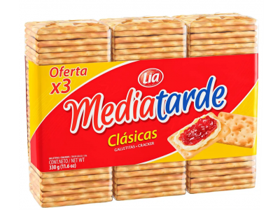 Media Tarde Galletitas Tripack