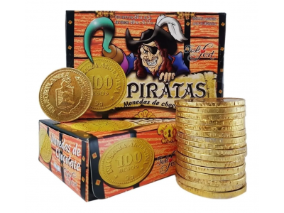 Moneda de Chocolate Pirata