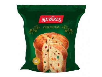 Nevares Pan Dulce Con Frutas 500g