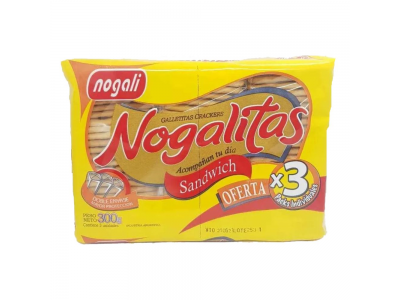 Nogalitas Crackers Tripack 300g