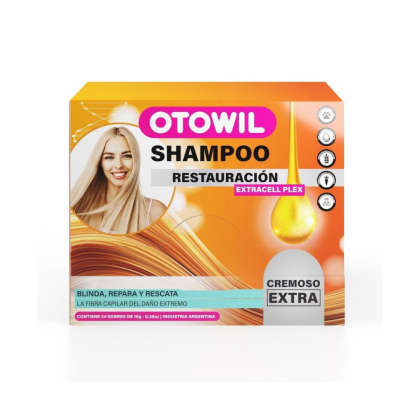 Otowil Shampoo Restauracion Caja x24 Sobres de 10grs