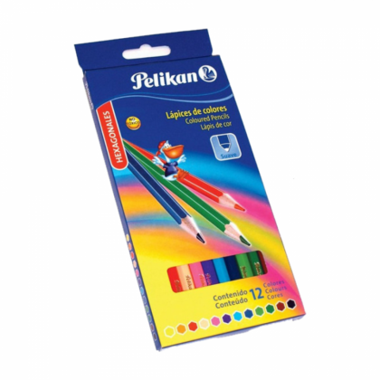 Pelikan Lapices de Colores Cortos x6u