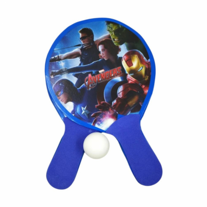 Set Paletas Ping Pong Personajes con Pelota