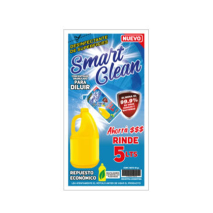 Smart Clean Lavandina Repuesto Economico rinde 5lt