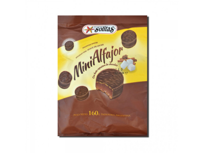 Solitas Mini Alfajor Negro 160g