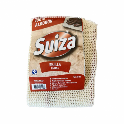 Suiza rejilla liviana 42cm x 38cm.