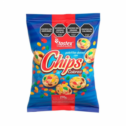 Tostex Galletitas con Chips de Colores 270gr