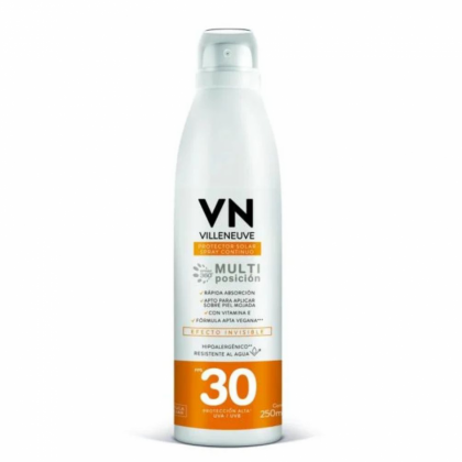 VN Villeneuve Protector Solar F 30 Spray 250ml